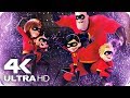 Incredibles 2 All Clips &amp; Trailer 4K UHD (2018) Disney Pixar Movie
