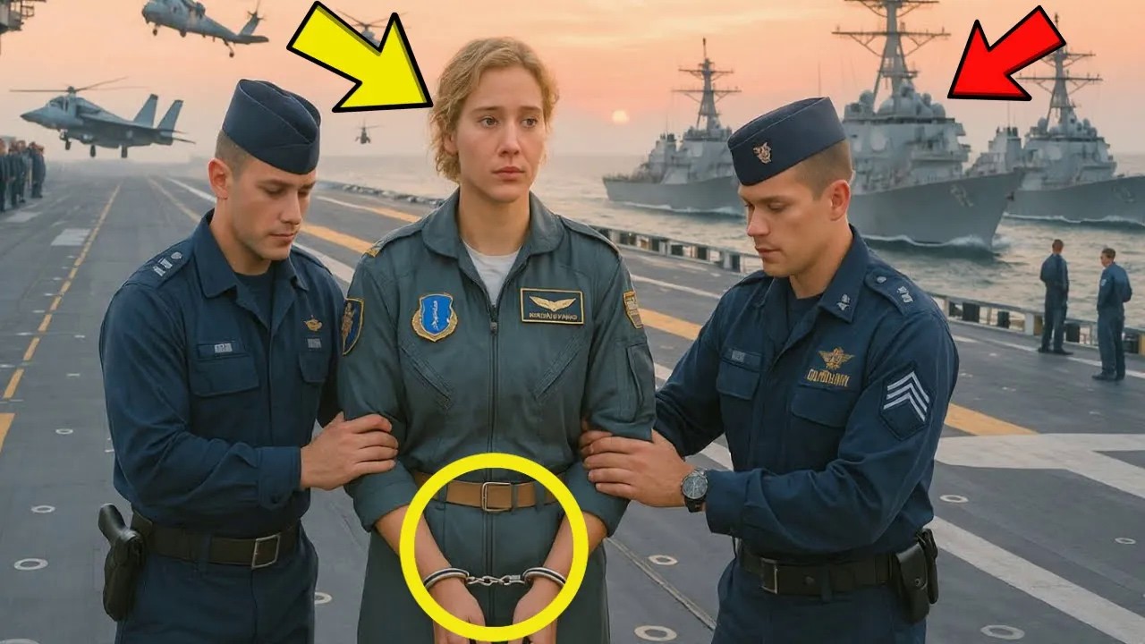 Sie Wurde Auf Dem Träger Gefesselt – Minuten Später Umzingelten 6 Zerstörer Die Flotte Zur Rache