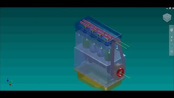 Simulación en inventor de un motor de combustión interna