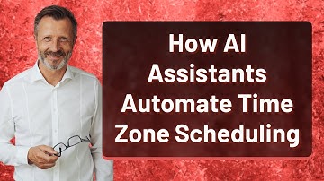 How AI Assistants Automate Time Zone Scheduling