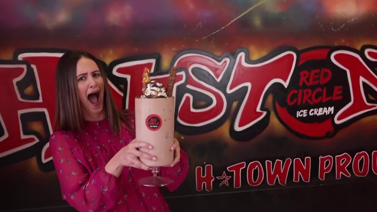 Celebrating National Chocolate Milkshake Day with a 5-pound milkshake