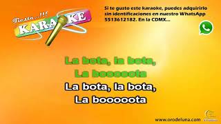 Banda el Mexicano  LA BOTA karaoke