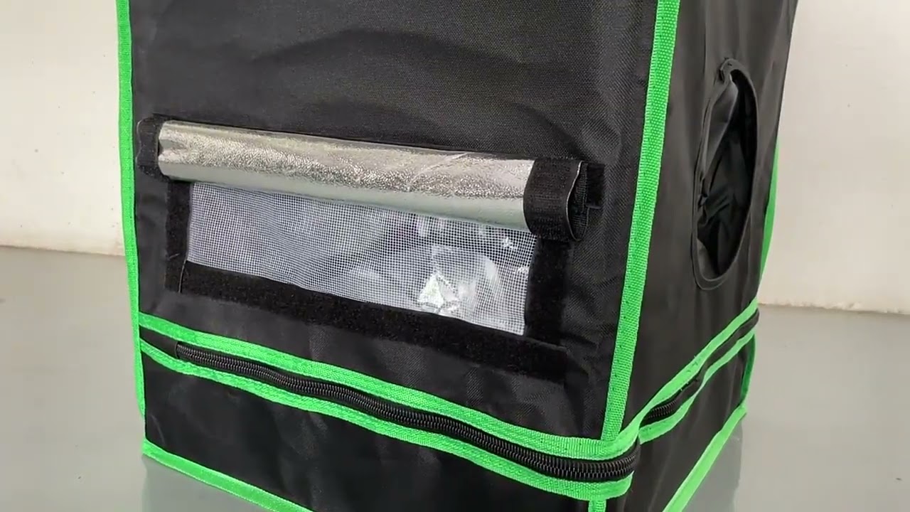 Tall Indoor Grow Tent With Trellis Net And Mesh Windows Two Size