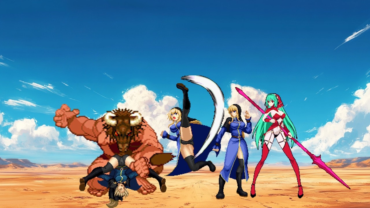 💥 MINOTAUR vs GOENIKO SCHLUSSEL & SCATHACHA TEAM – INTENSE MUGEN ENDURANCE CHALLENGE 🔥