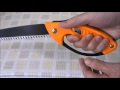 ナックルガード付き折り畳みノコギリ Saboten &quot;Black Jaws&quot; Folding Pruner Saw