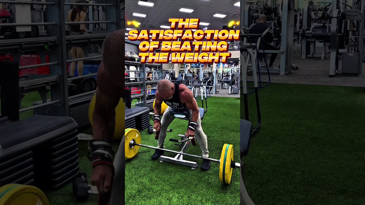 THE SATISFACTION OF BEATING THE WEIGHT #SATISFACTION #workout #motivation