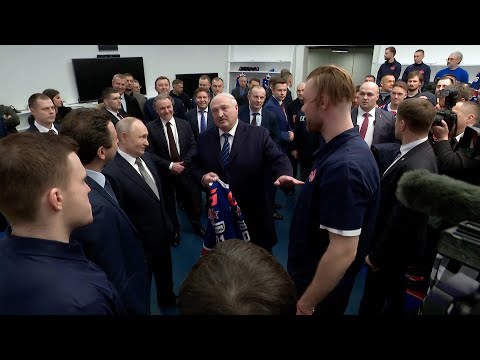 "Такие злые ребята! Готовьтесь!" // Лукашенко и Путин на "СКА Арене". Питер