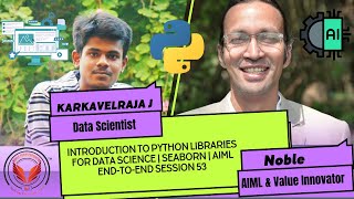 Celebrity Introduction to Python Libraries for Data Science | Seaborn | AIML End-to-End Session 53 Profile