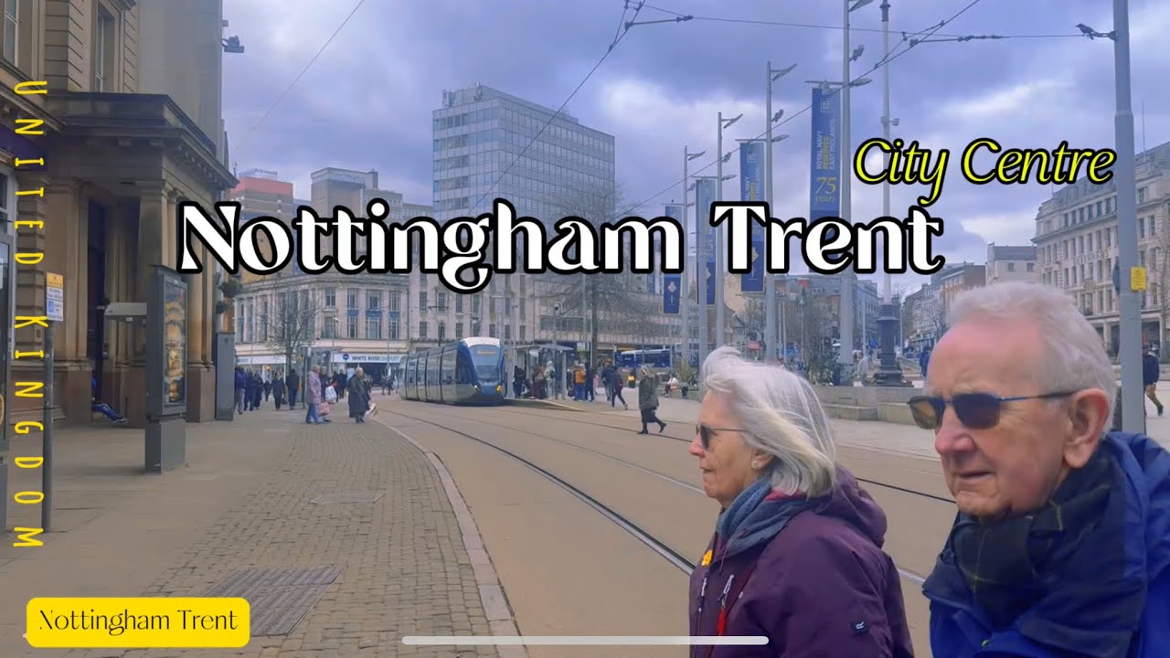 Exploring Nottingham City Center | UK Street Walk 2025
