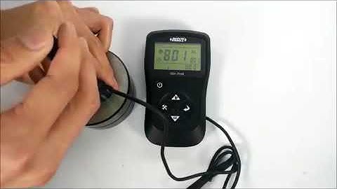 Insize ISH PHB Series Test Equipment Advanced Operation