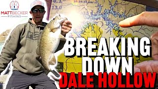 How to Break Down a New Lake  First Time on Dale Hollow Lake!