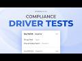 Add Driver Drug and Alcohol Tests | Quick Guide to Carrier RUTE