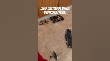 Lego Battlebot Brute destroys itself! #legobattlebots #battlebots