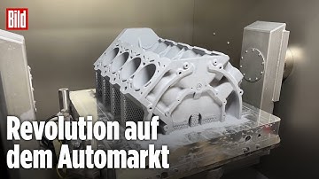 Europaweit einmalig: Achtzylinder aus dem 3D-Drucker