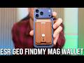 ESR Geo FindMy Magsafe Leather Wallet