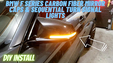 HOW TO INSTALL CARBON FIBER MIRROR CAPS & SEQUENTIAL LIGHTS