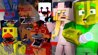 5 NÄCHTE bei FNAF ÜBERNACHTEN?! - Minecraft MONSTER VILLA