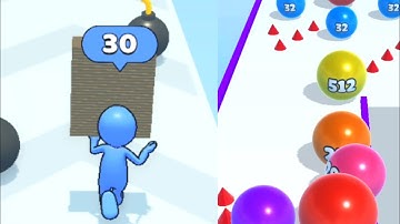 Bridge Run Vs Ball Merge 2048| New Big update