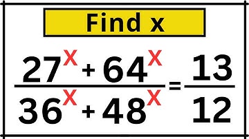 Germany | A Nice Exponential Algebra Problem | Math Olympiad