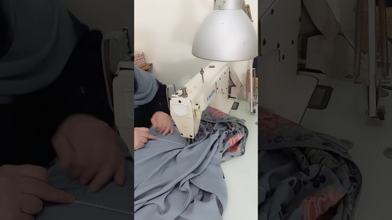 قصري عباية او جلابية بدون قص من الذيل باضافة لمسة جمالية