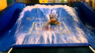 Rob Wipes Out on Flowrider