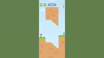 Slice to Save All Levels gameplay Level-3 #lvl3 #shorts #viral #funny #garenafreefire #youtubeshorts