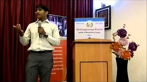 Dr. Bhushan Babasaheb Desai is speaking about Lapa...