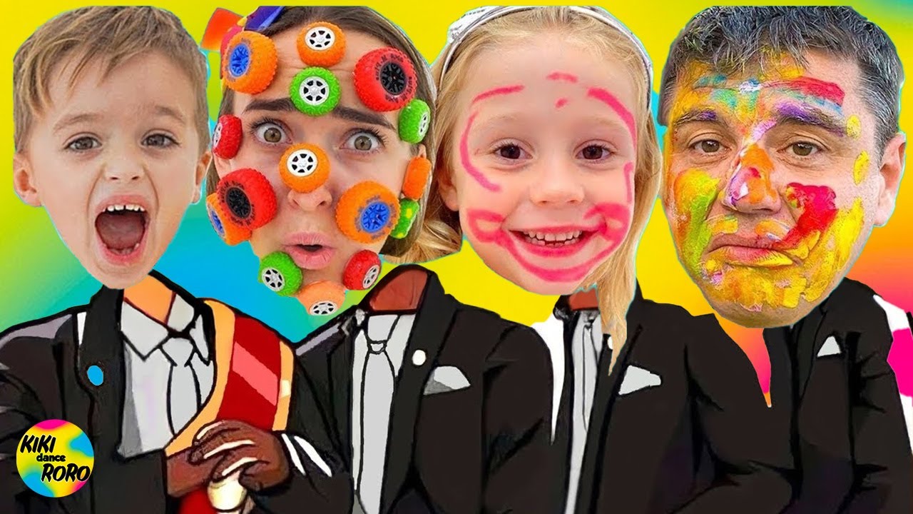 Niki & Vlad and & Nastya & Diana and Roma - Coffin Dance Song Astronomia remix COVER #40