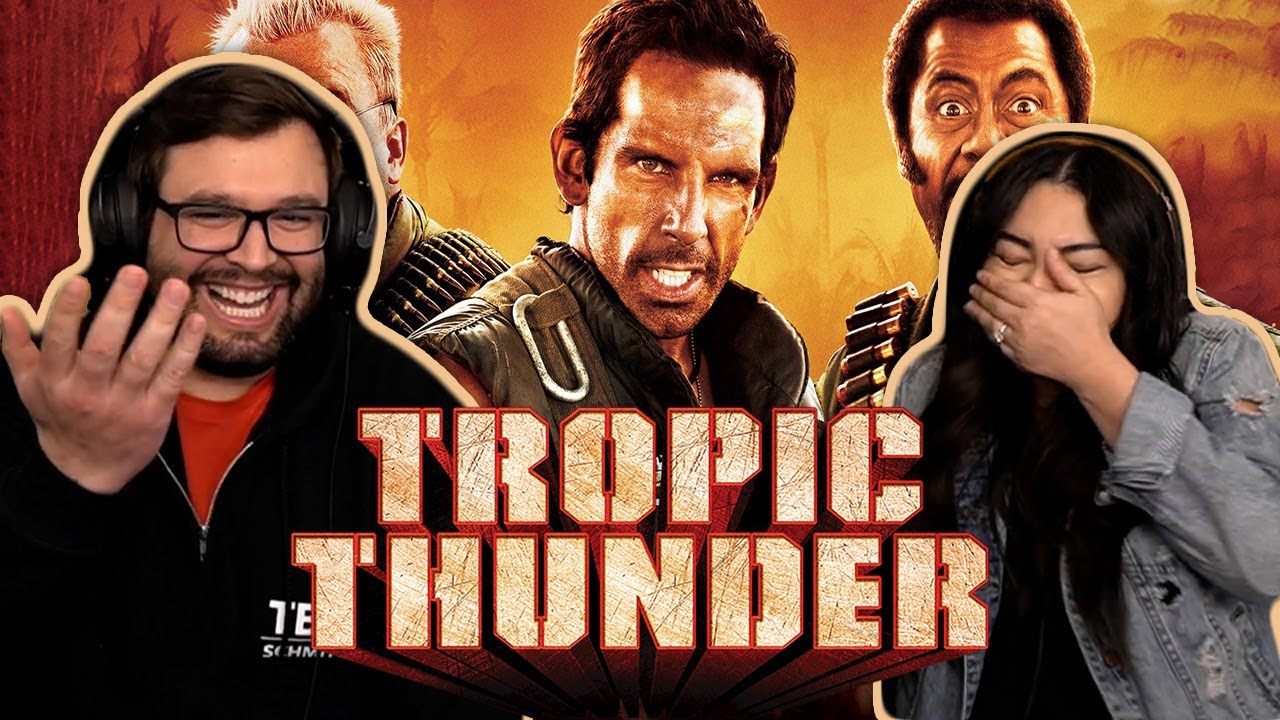 Tropic Thunder (2008) Wife's First Time Watching! Movie Reaction!