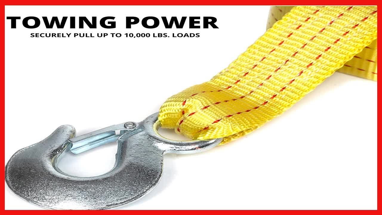 Great product -  NEIKO 51005A Heavy-Duty Tow Strap with Hooks, 2 Inches by 20 Feet, Woven Polyester