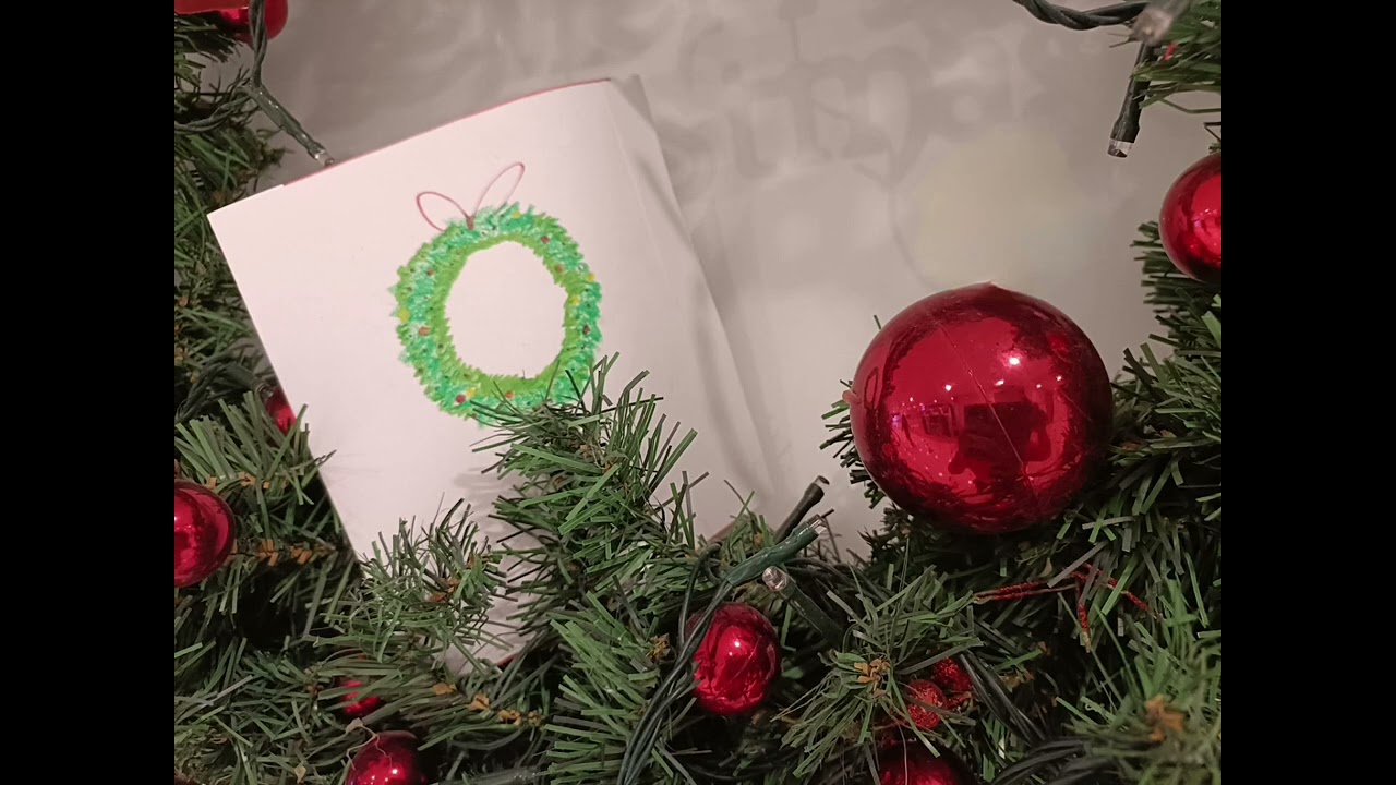 Christmas ring drawing