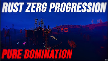 RUST ZERG PROGRESSION // 2 WIPEDAY RAIDS // 500 ROCKET RAID