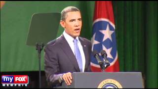 Barack Obama Visits Memphis: Booker T. Washington High School Commencement