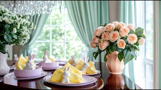 Glamorous Easter Home Decor IV: 16 Luxurious Pastel Color and Ceramics Styling in Every Room