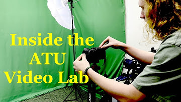 Inside the ATU Video Lab #videoproduction #makerspace #greenscreen #chromakey