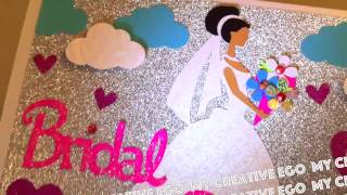 Cricut Wedding Bridal Shower Card