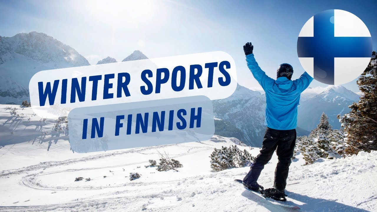 ❄️ Finnish Winter Sports Vocabulary | Learn Finnish in an easy way