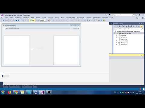 C# Shuffle textfile lines in loaded application