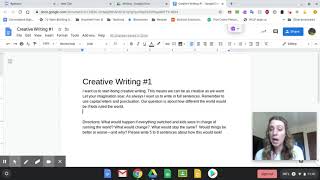 Creative Writing Assignment #1