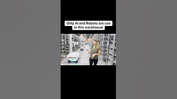 AI and Robots Manages this warehouse. #ai #robots #robotics #ecommerce #warehouse #order #picking