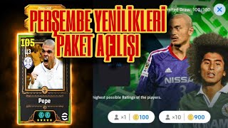 Efootball 26 Perşembe Yeni̇li̇kleri̇ Paket Açmaca