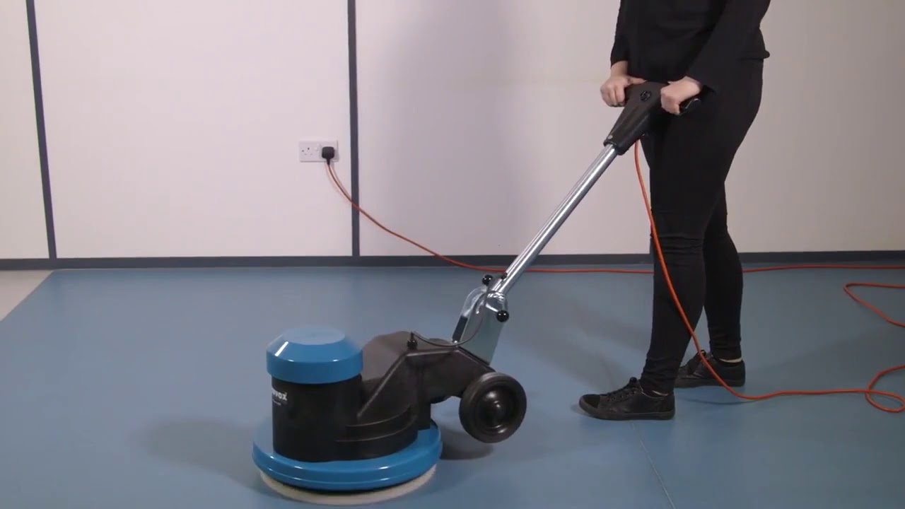Commercial floor buffer Duo Speed and hard floor cleaning machine