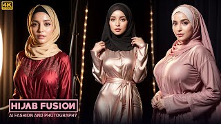 Beautiful Ai Hijab Models In Studio: Australia Middle Eastern Hijab Style Lookbook - Hijab Fusion
