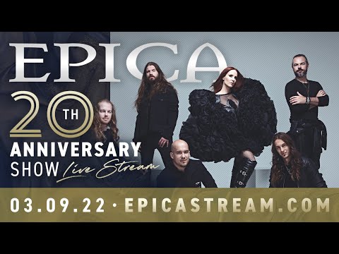 EPICA - 20th Anniversary Live Stream, September 3rd!