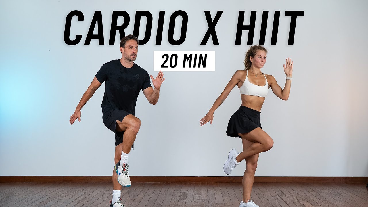 20 MIN CARDIO HIIT WORKOUT - Full Body, No Equipment, Calorie Burn ...