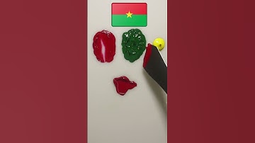 Surprising color What color do mixed flags make? ArtFun #asmrsounds  #mixing #satisfying #asmr #art