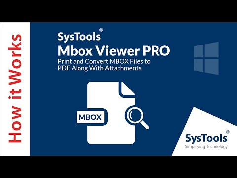 How to Print and Convert MBOX Files to PDF  | Simple Method