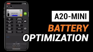 Optimizing Battery Life on the A20-Mini