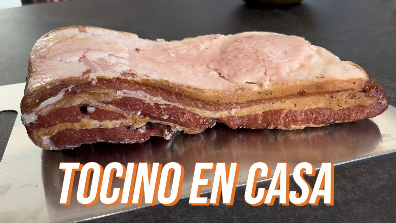 Tocino ahumado en casa! 🏠 🐖 