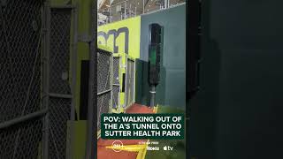 PLAYER POV: FROM THE A'S TUNNEL TO THE FIELD | WEST SACRAMENTO, CALIFORNIA